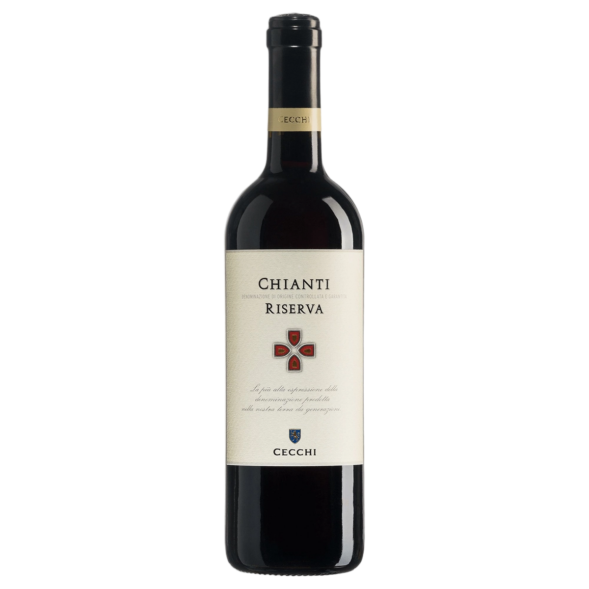 A bottle of Cecchi Chianti Riserva DOCG 2022 750ml Red Wine