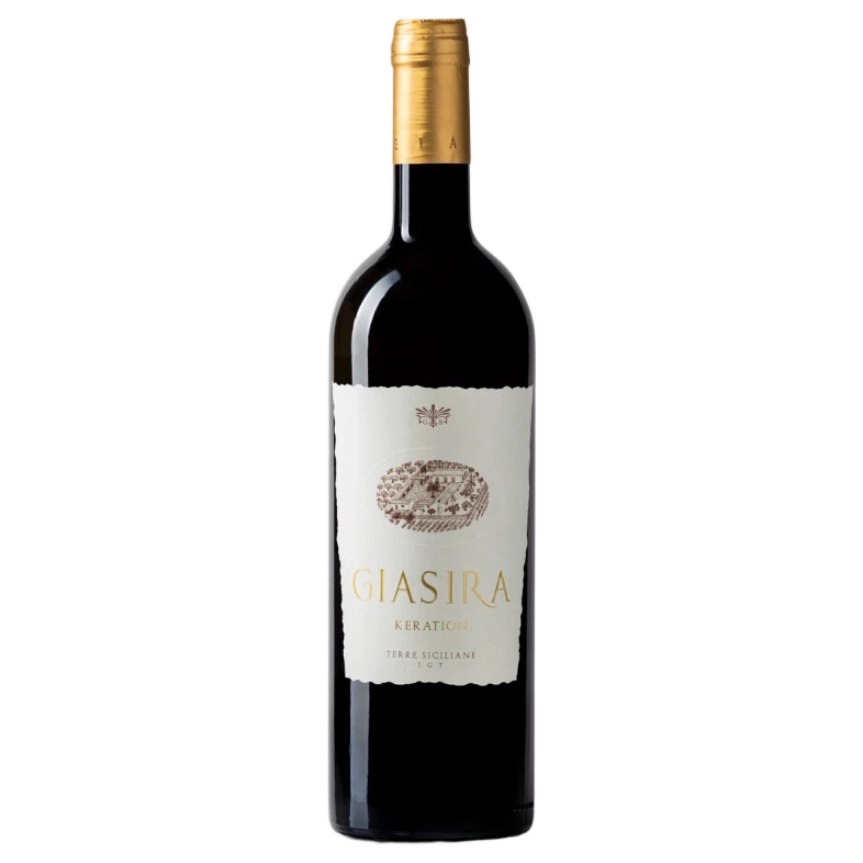 A bottle of Giasira Cataratto Keration IGP 2023 750ml White Wine