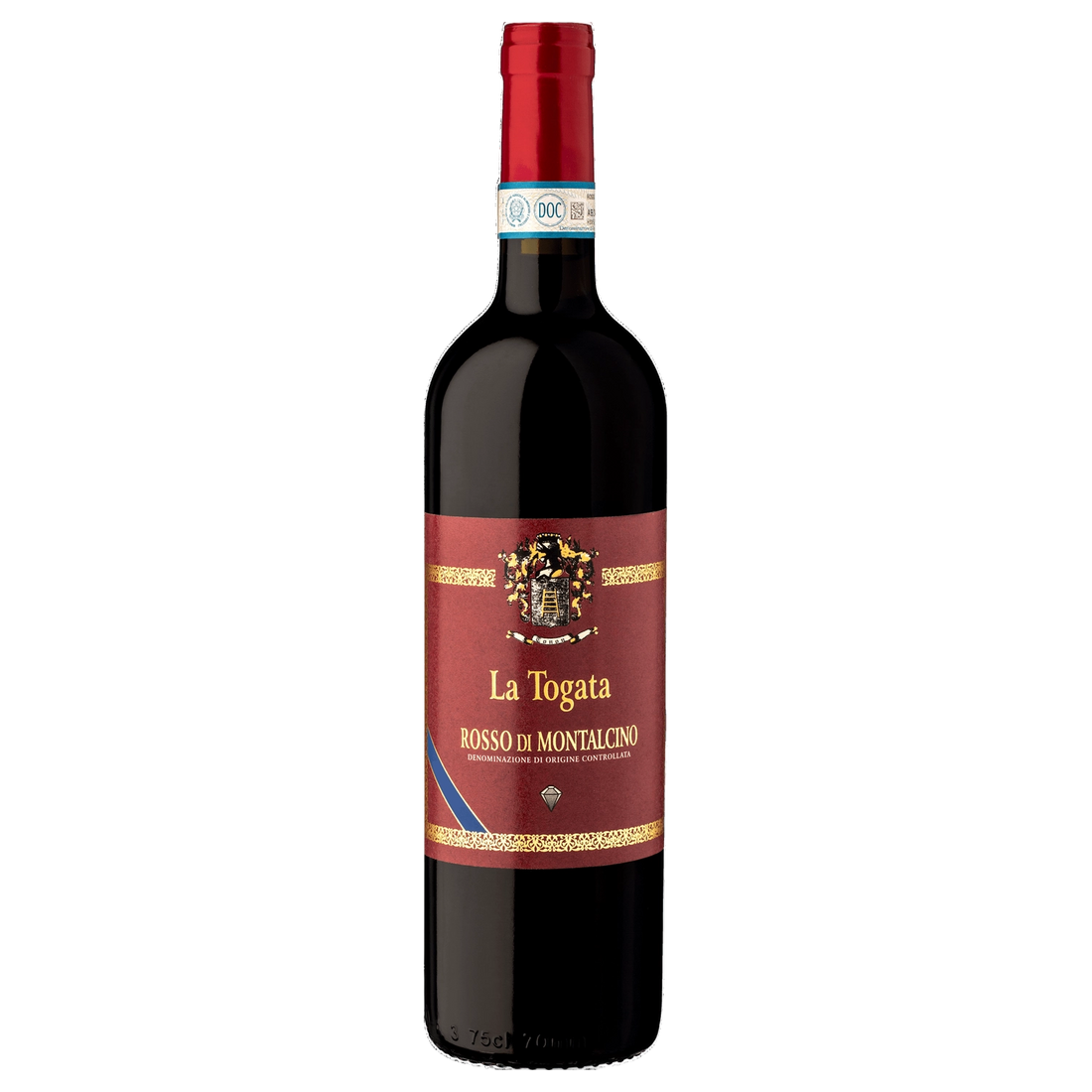 A bottle of La Togata Rosso Di Montalcino DOC 2024 750ml Red Wine