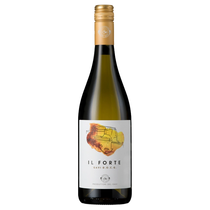 A bottle of Cantina Produttori Del Gavi Gavi Il Forte DOCG 2025 750ml White Wine