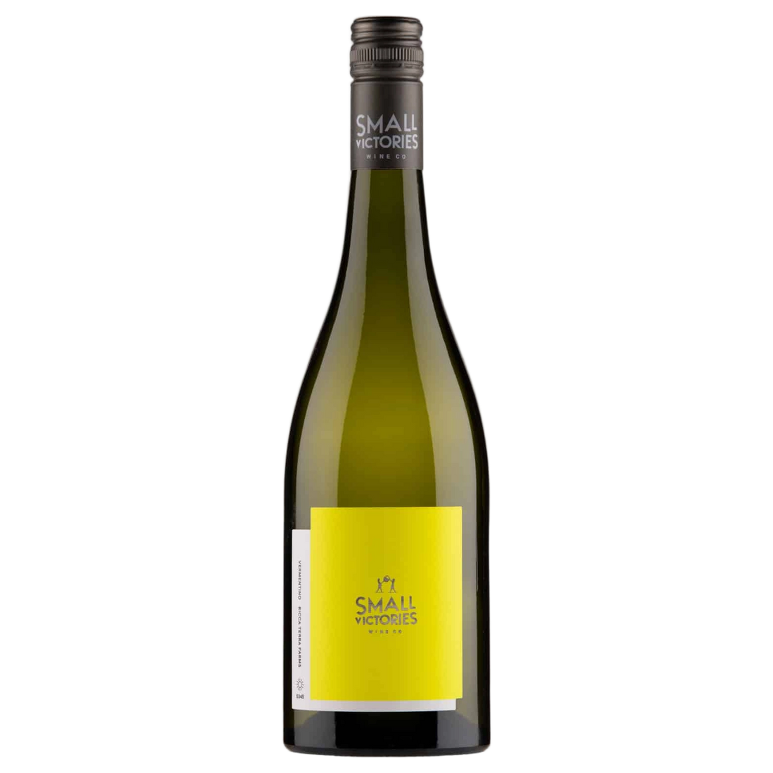 A bottle of Small Victories Vermentino Riverland 2023 750ml White Wine