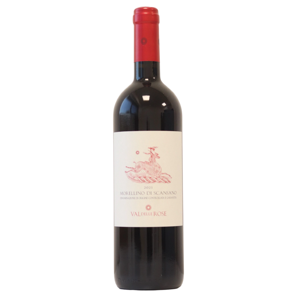 A bottle of Val Delle Rose Morellino Di Scansano Rosamante DOCG 2023 750ml Red Wine