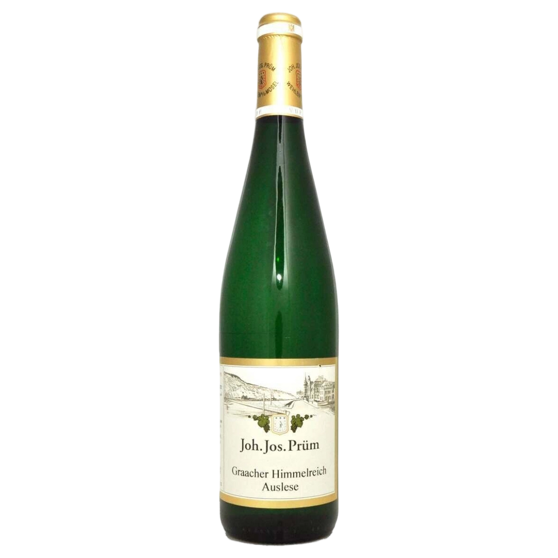 A bottle of J.J. Prum Graacher Himmelreich Riesling Auslese GOLDKAPSEL 2024 750ml White Wine