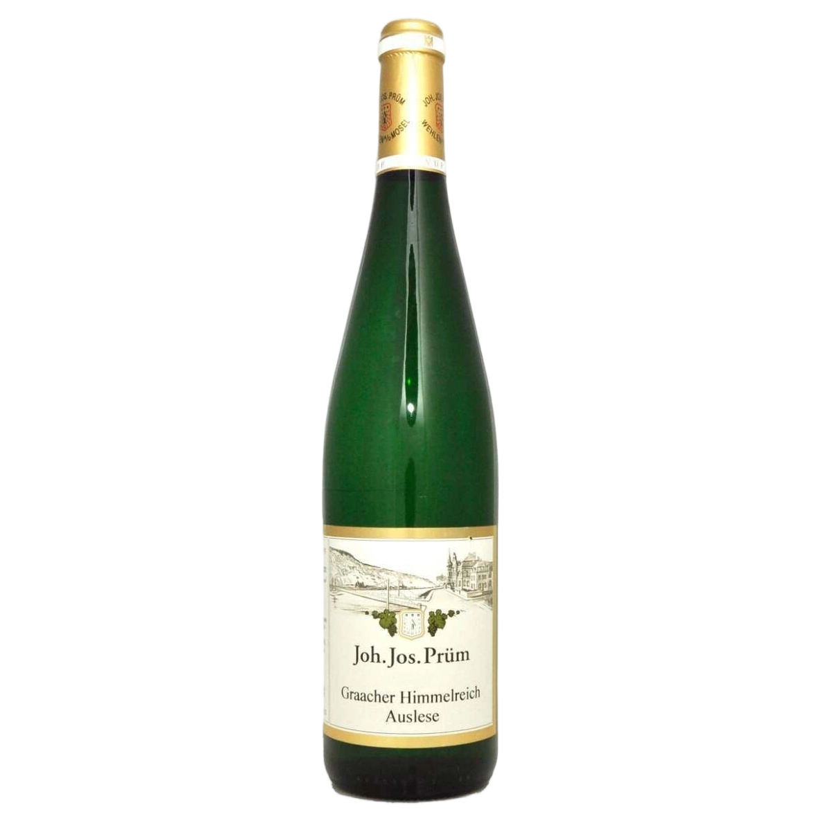 A bottle of J.J. Prum Graacher Himmelreich Riesling Auslese GOLDKAPSEL 2024 750ml White Wine