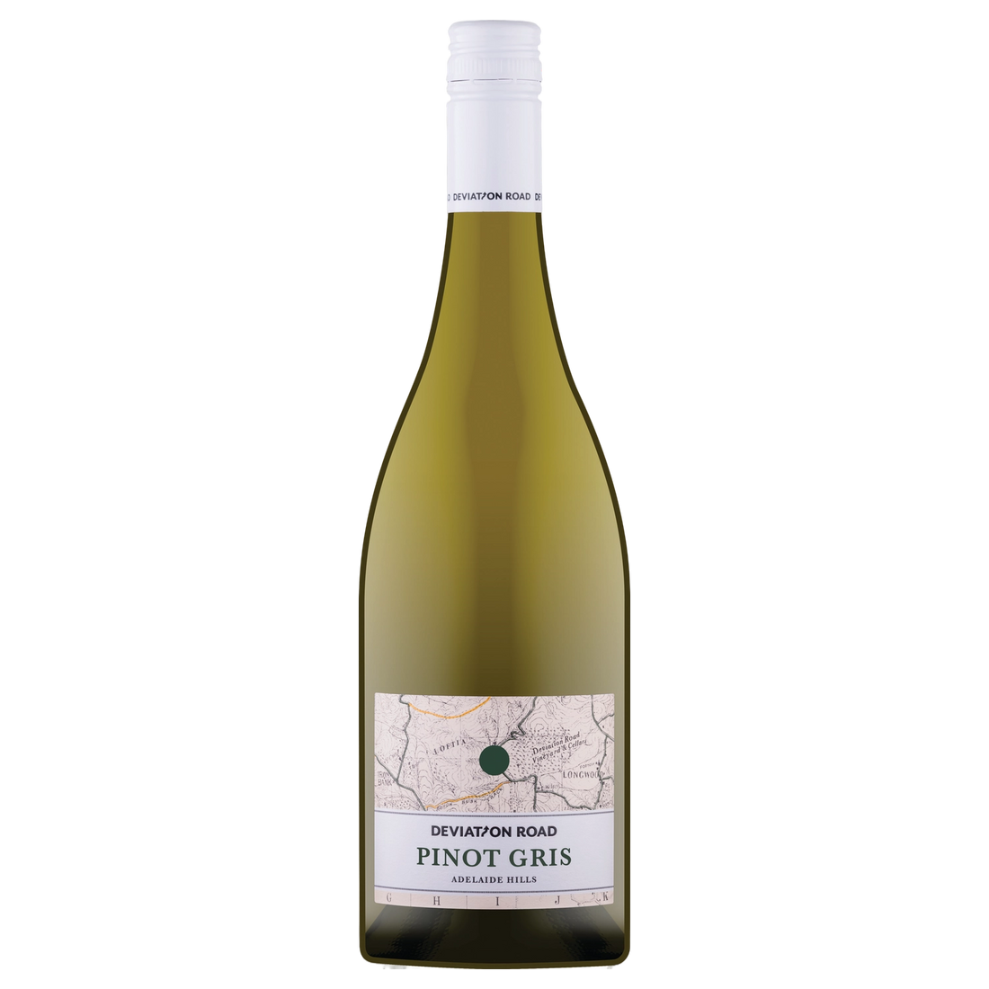A bottle of Deviation Road Pinot Gris 2026 750ml White Wine