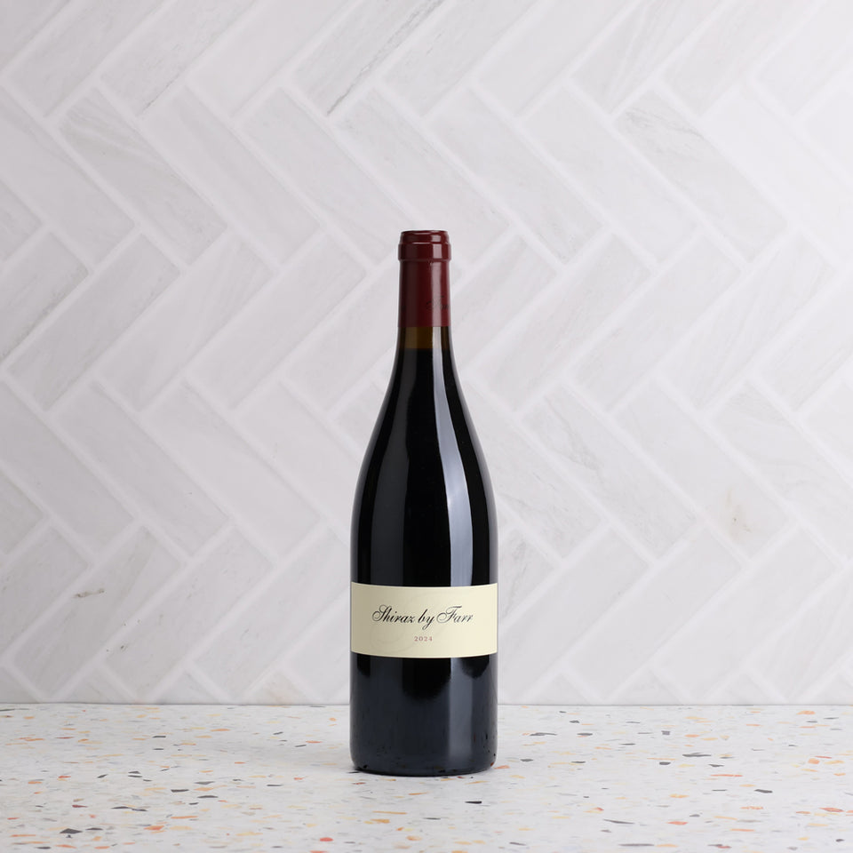 A bottle of By Farr Shiraz 2024 750ml Red Wine
