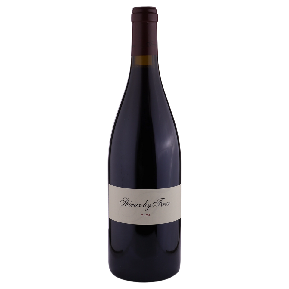 A bottle of By Farr Shiraz 2024 750ml Red Wine