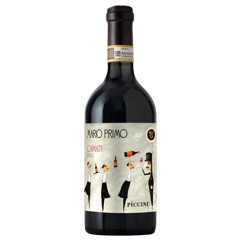 A bottle of Piccini Mario Primo Chianti 2024 750ml Red Wine