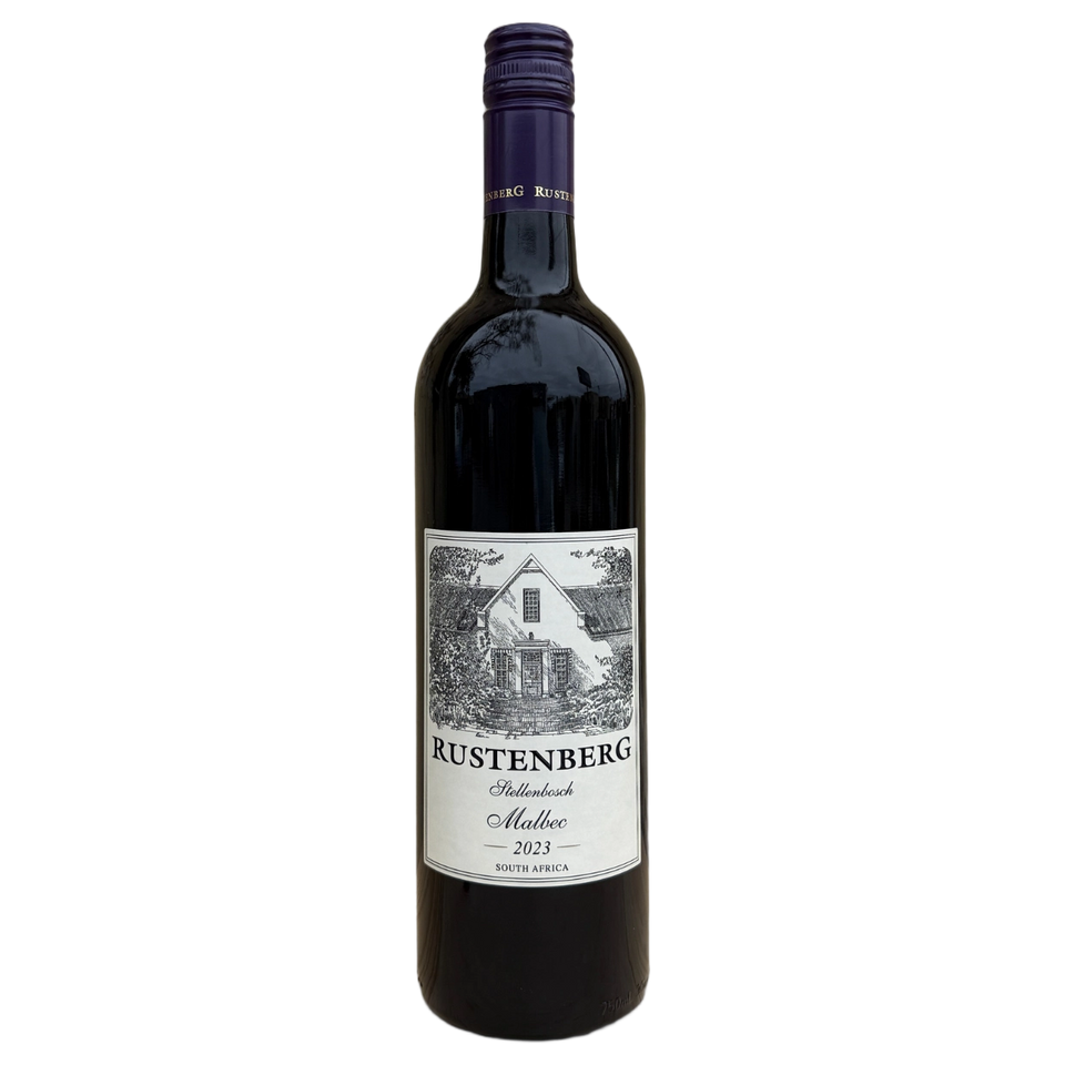A bottle of Rustenberg Malbec 2023 750ml Red Wine