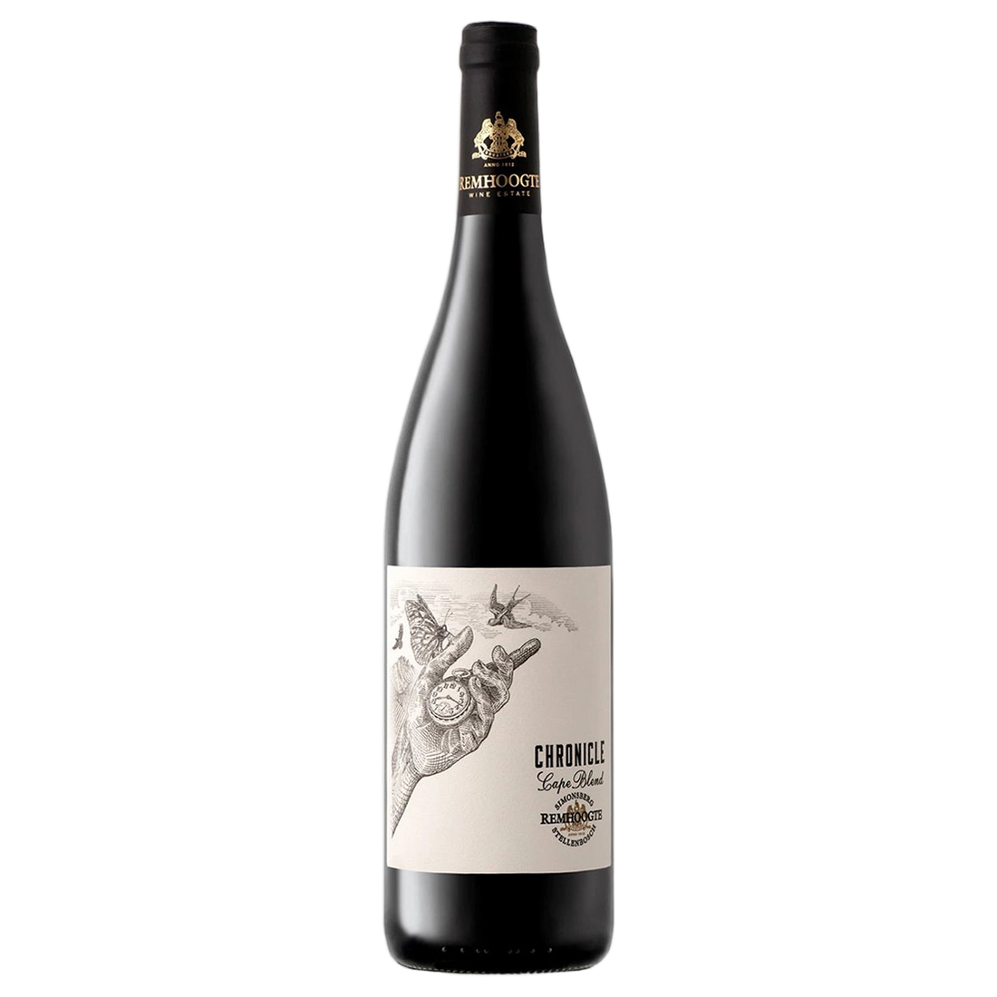 A bottle of Remhoogte Cape Red Blend 2019 750ml Red Wine