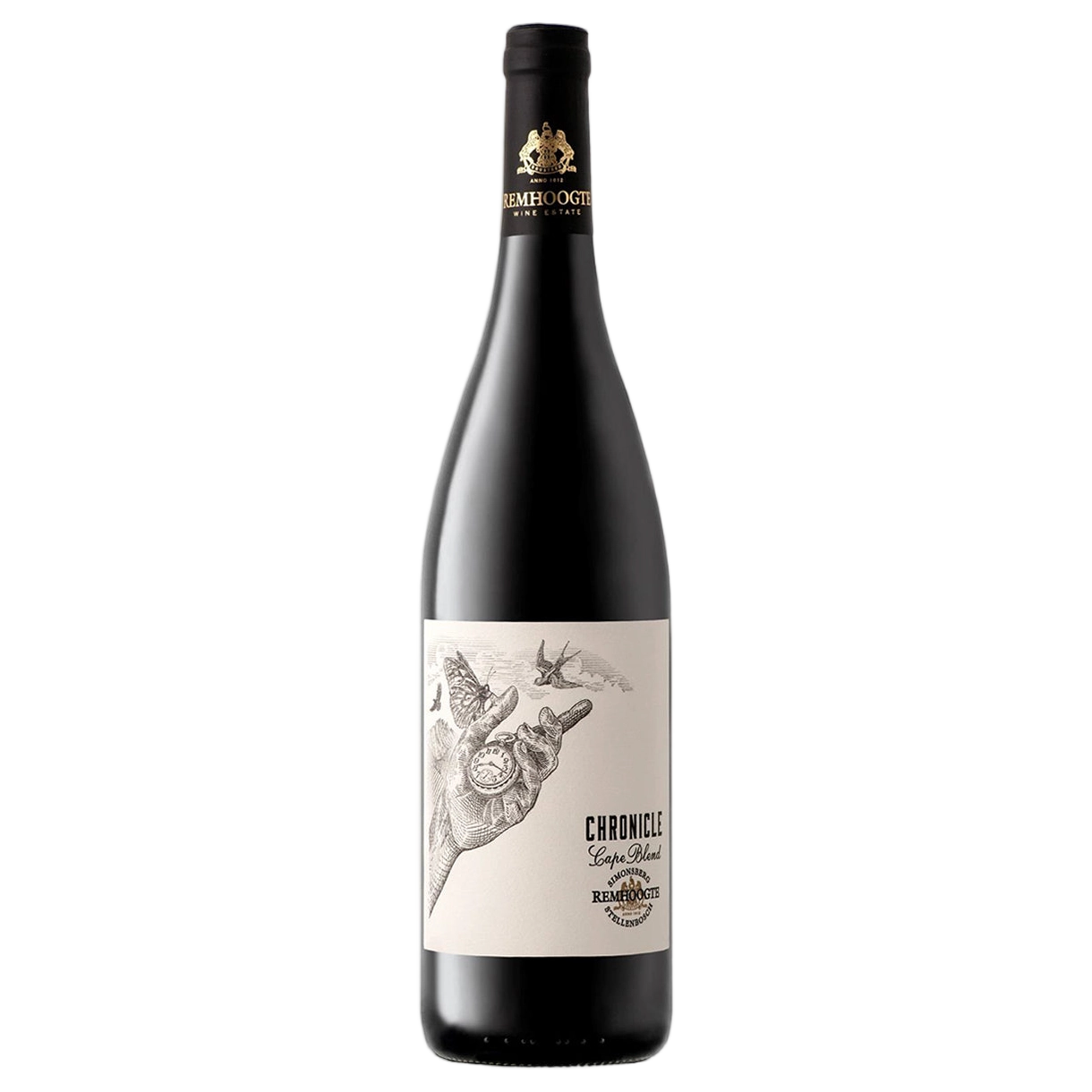 A bottle of Remhoogte Cape Red Blend 2019 750ml Red Wine