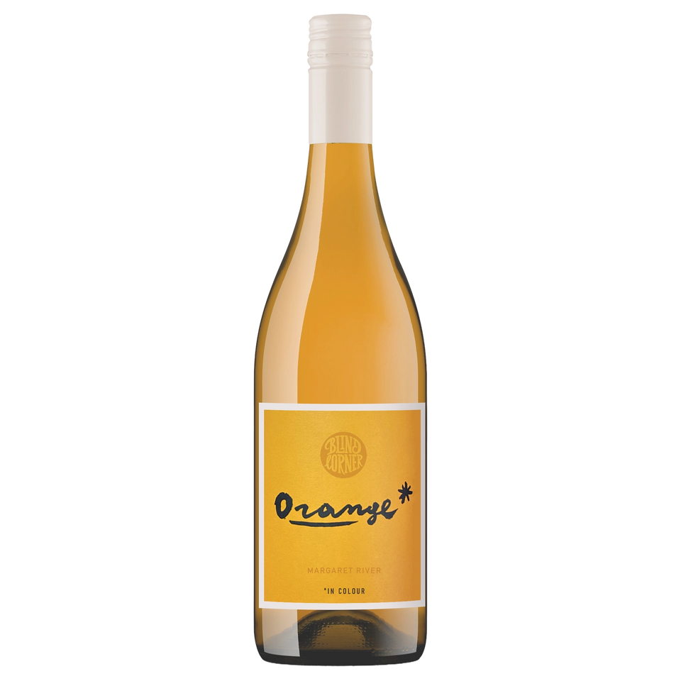 A bottle of Blind Corner Orange In Colour 2026 750ml White Wine