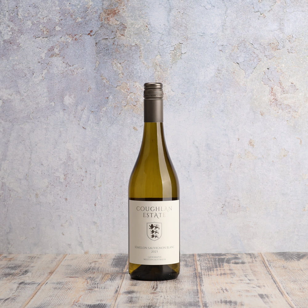 A bottle of Coughlan Estate 2023 Semillon Sauvignon Blanc 750ml White Wine
