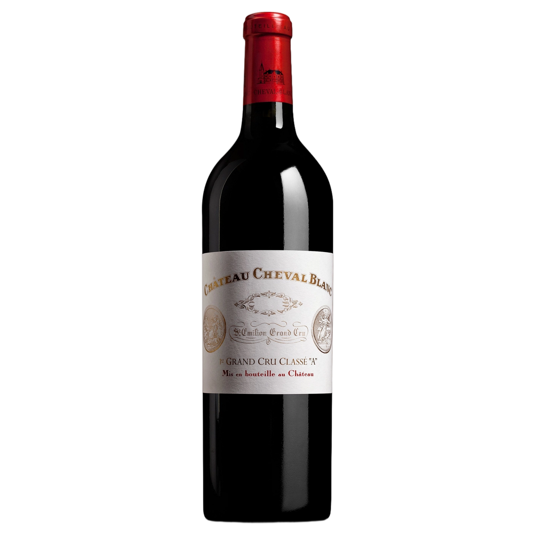 A bottle of Chateau Cheval Blanc 2023 3000ml Red Wine
