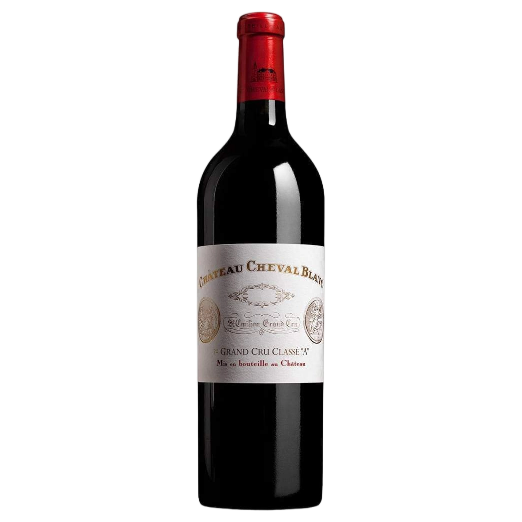A bottle of Chateau Cheval Blanc 2023 1500ml Red Wine