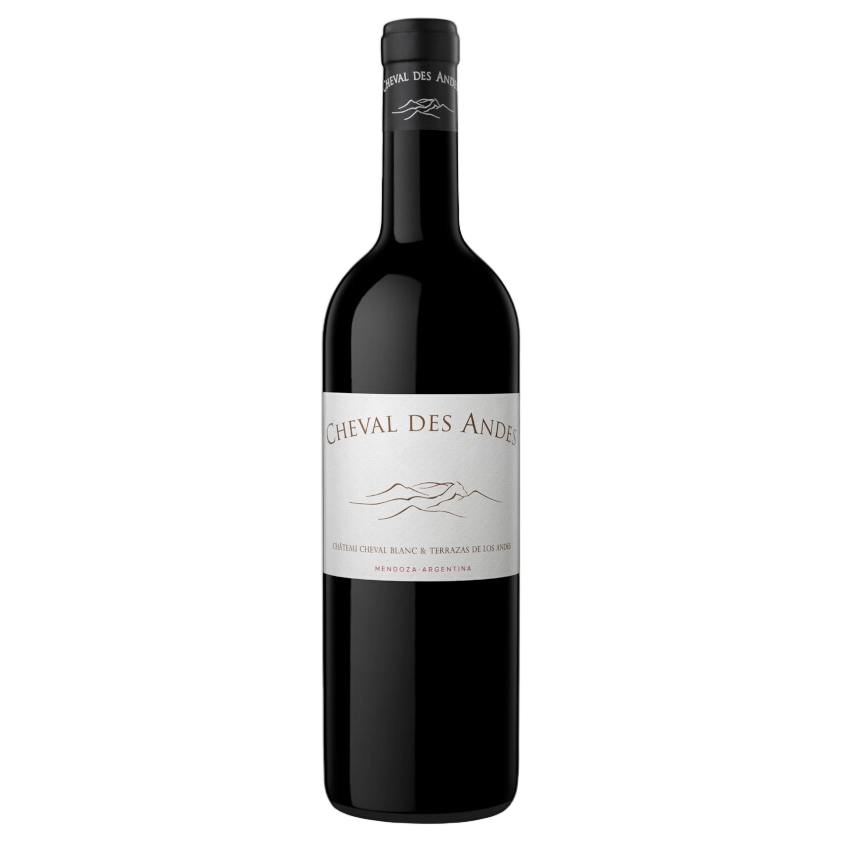 A bottle of Cheval Des Andes 2012 750ml Red Wine