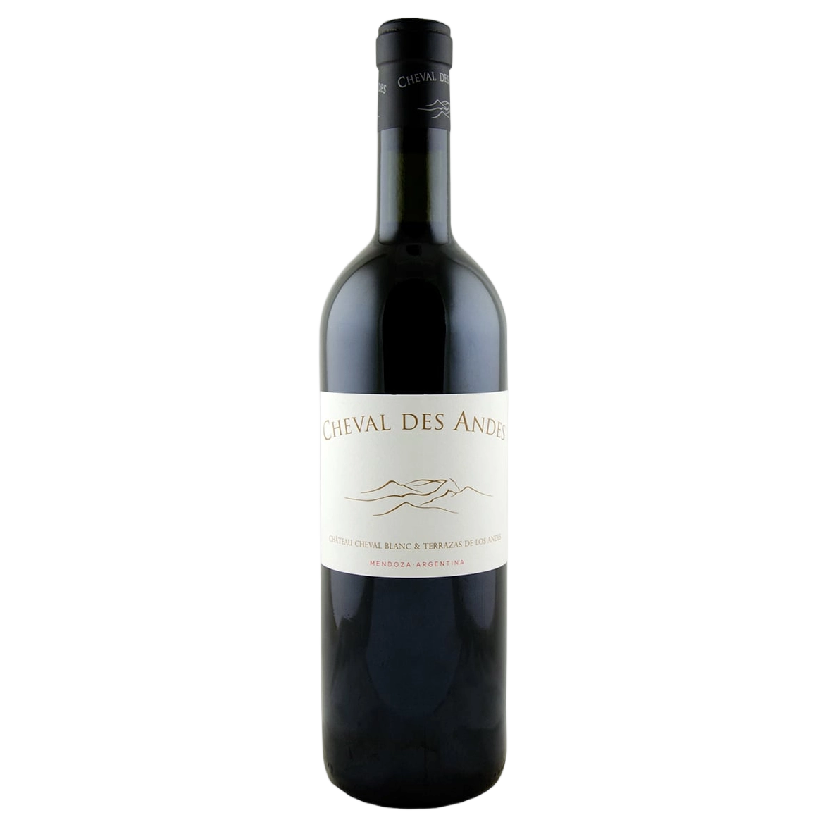 A bottle of Cheval Des Andes 2017 1500ml Red Wine