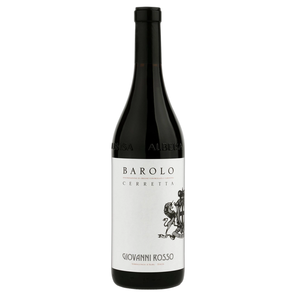 A bottle of Giovanni Rosso Cerretta 2019 750ml Red Wine