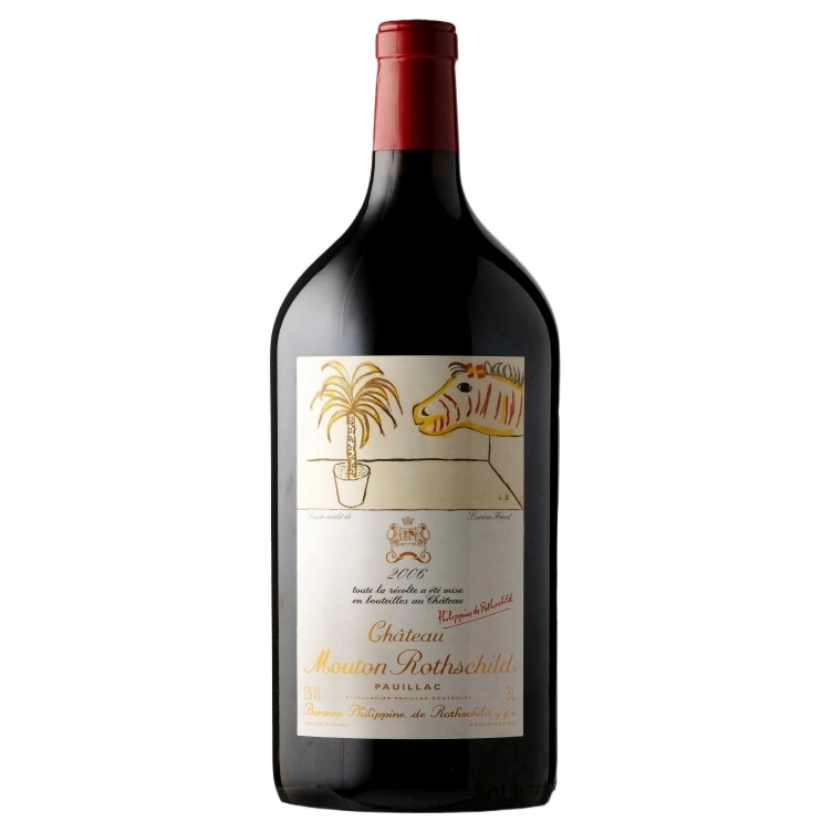 A bottle of Chateau Mouton Rothschild 2023 3000ml Red Wine