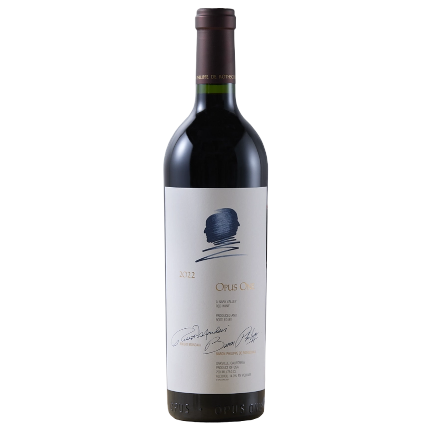A bottle of Opus One 2022 750ml Red Wine