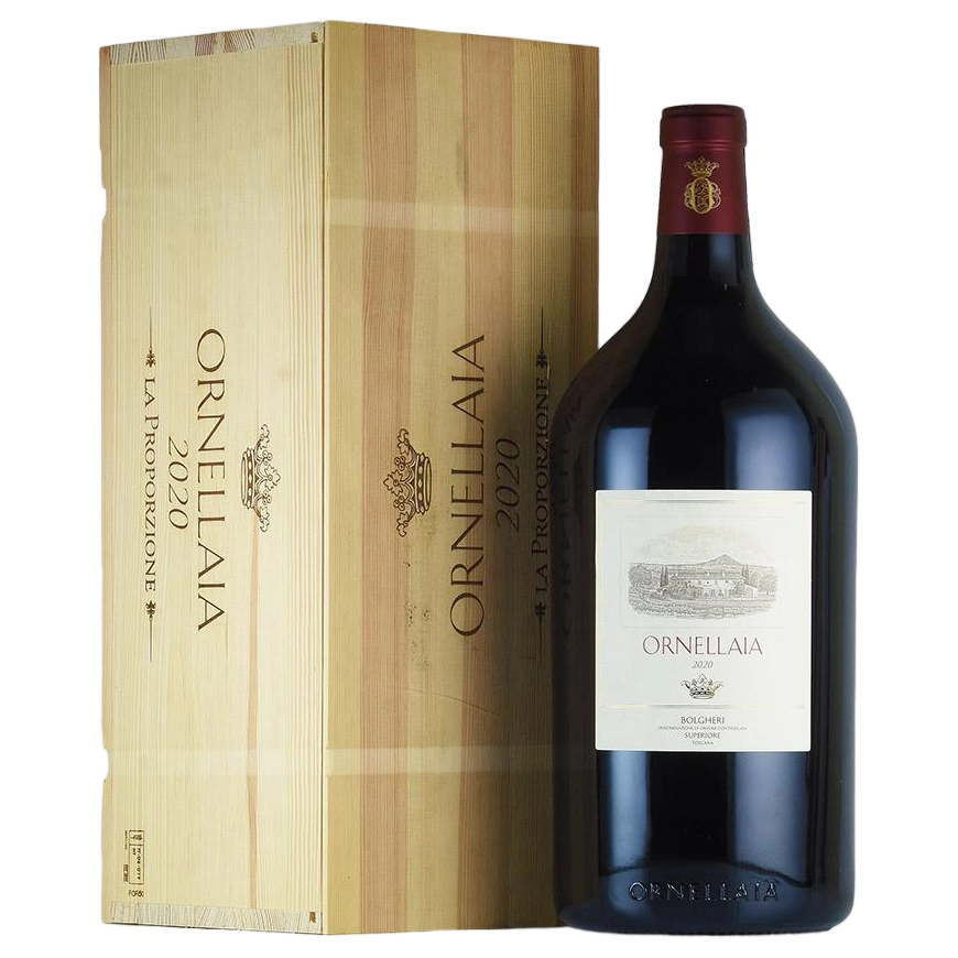 A bottle of Ornellaia 2023 3000ml Red Wine