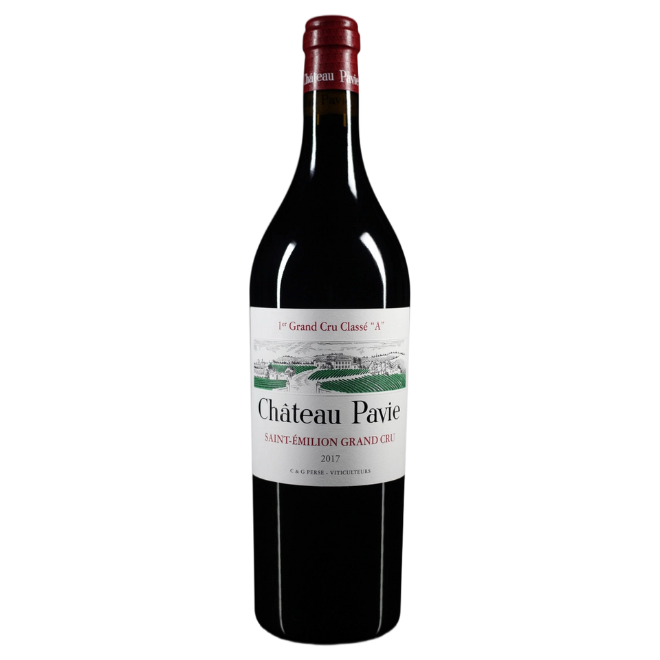 A bottle of Chateau Pavie 2017 750ml Red Wine