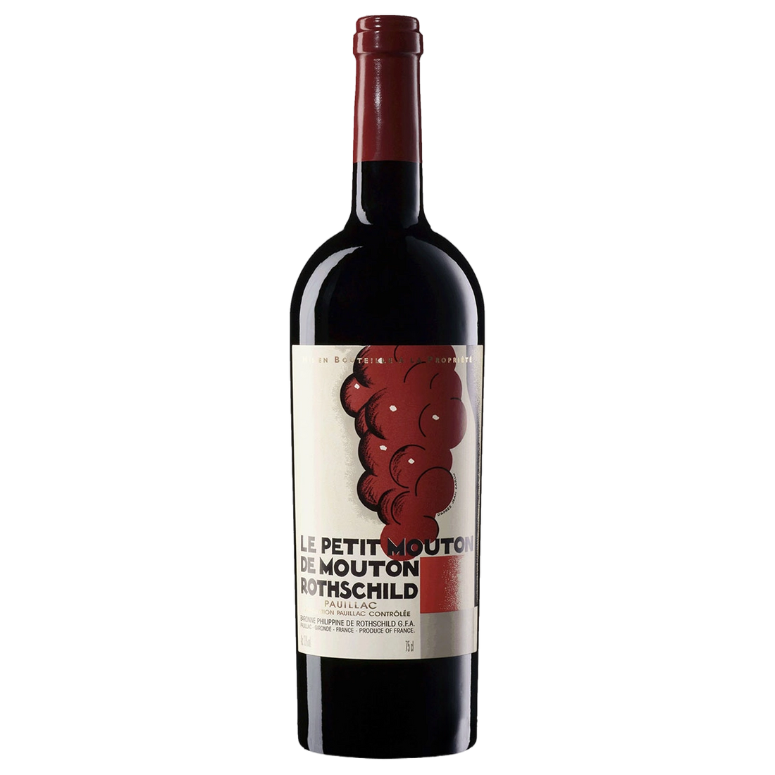 A bottle of Petit Mouton De Mouton Roths. 2023 750ml Red Wine