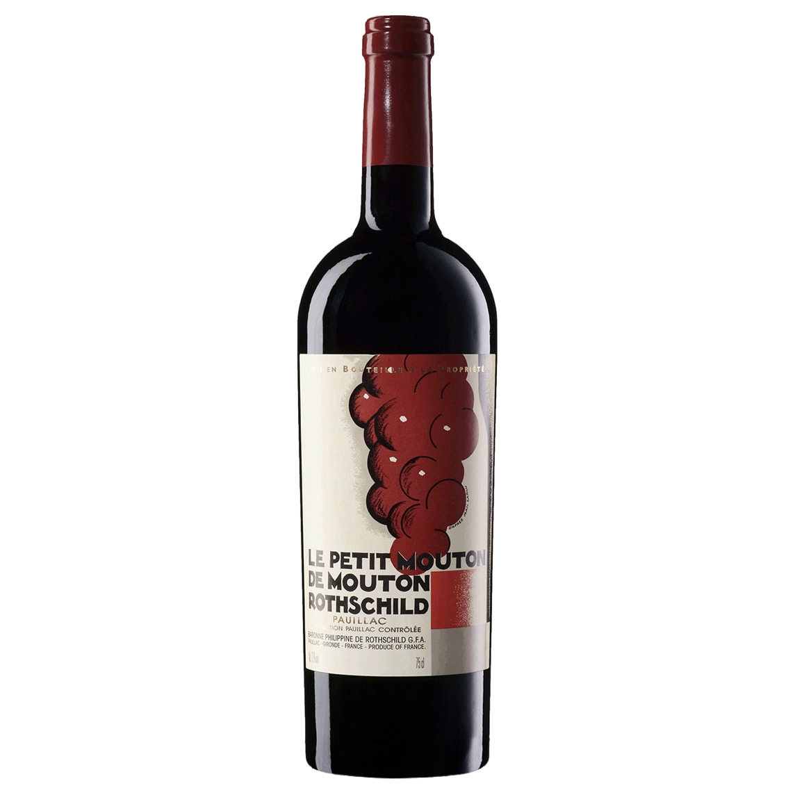 A bottle of Petit Mouton De Mouton Roths. 2023 750ml Red Wine
