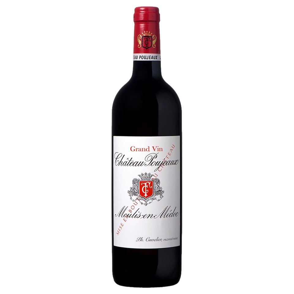 A bottle of Chateau Poujeaux 2014 750ml Red Wine