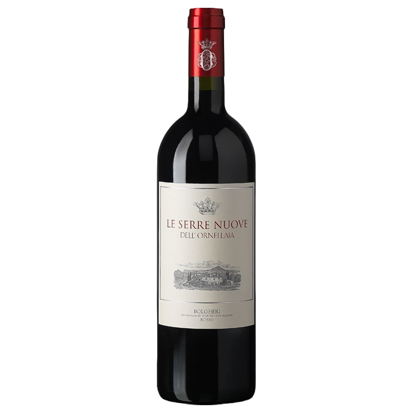 A bottle of Le Serre Nuove Dell ’Ornellaia 2023 750ml Red Wine