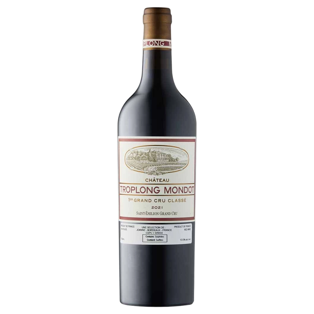 A bottle of Chateau Troplong Mondot 2021 750ml Red Wine