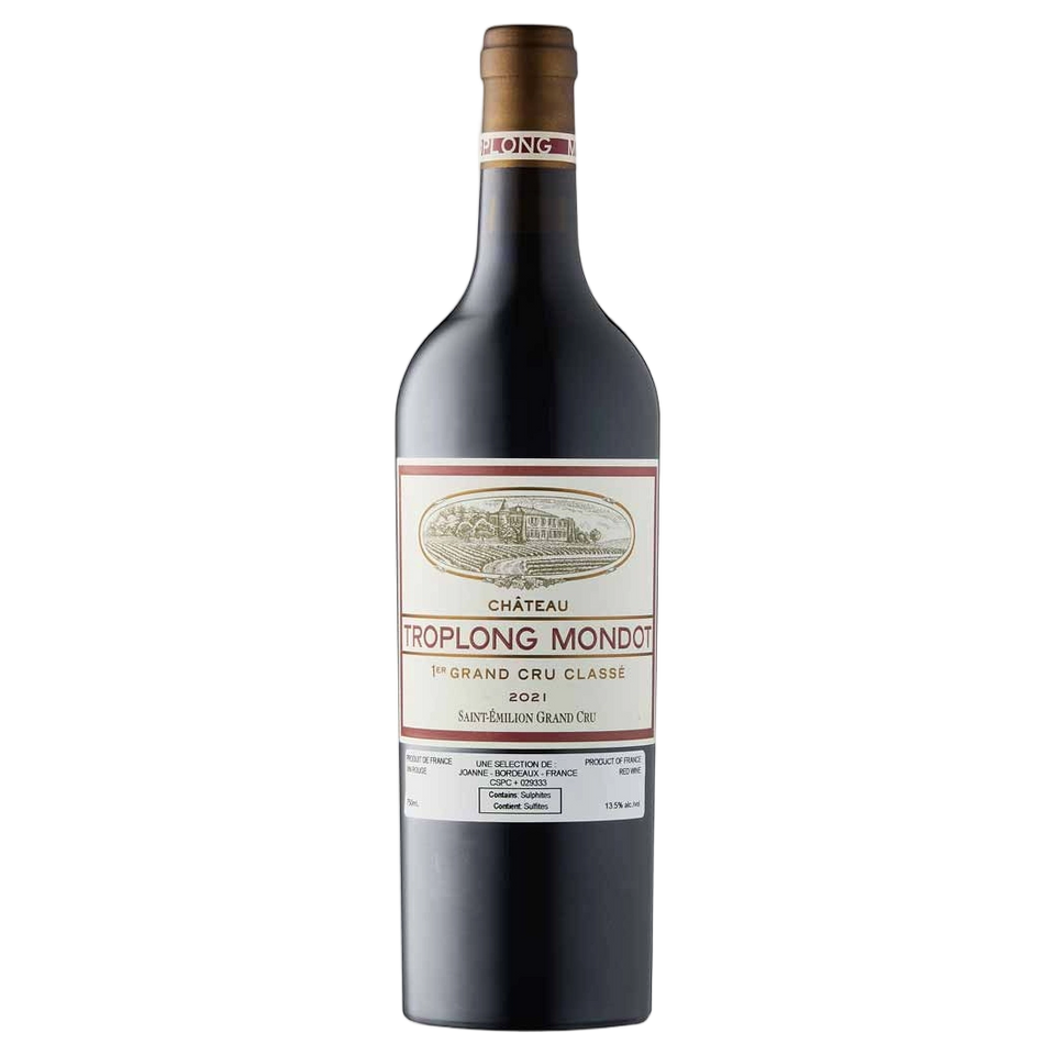 A bottle of Chateau Troplong Mondot 2021 750ml Red Wine