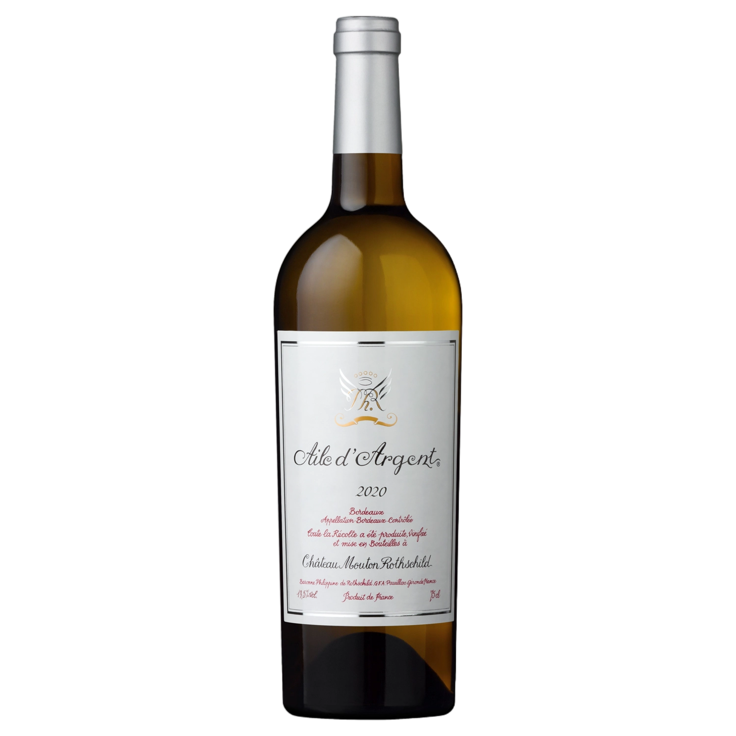 A bottle of Aile D'Argent 2020 750ml White Wine