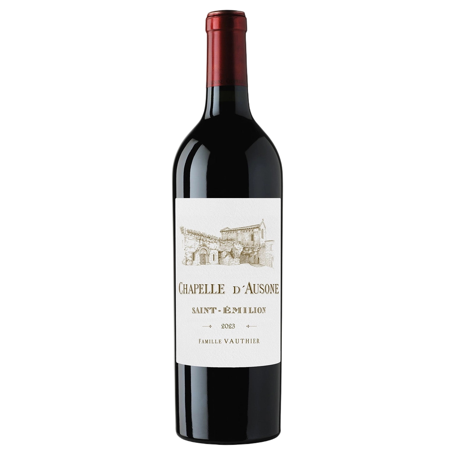 A bottle of Chapelle D'Ausone 2023 750ml Red Wine