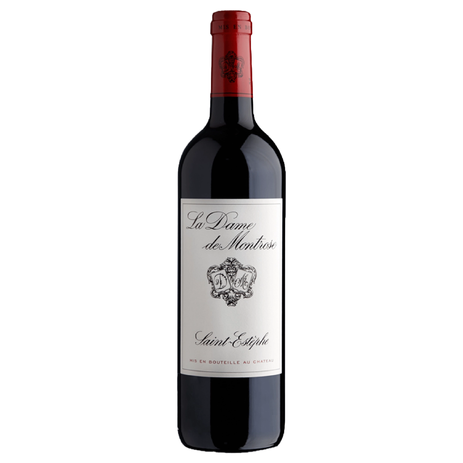A bottle of La Dame De Montrose 2017 1500ml Red Wine