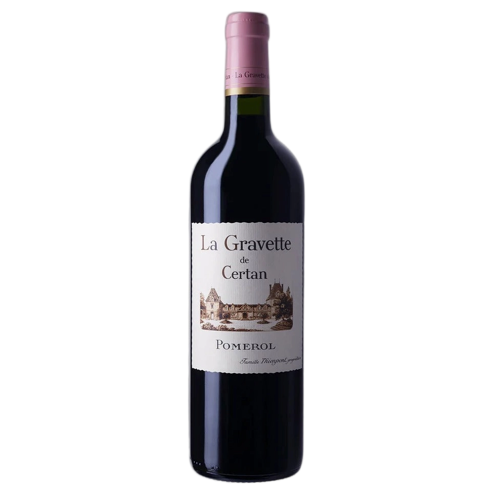 A bottle of La Gravette De Certan 2023 750ml Red Wine