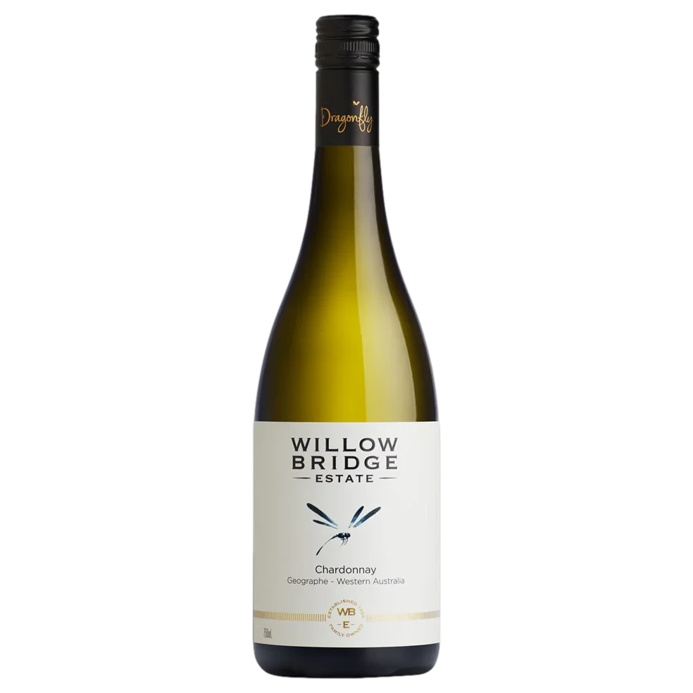 A bottle of Willow Bridge Dragon Fly Chardonnay 2024 750ml White Wine