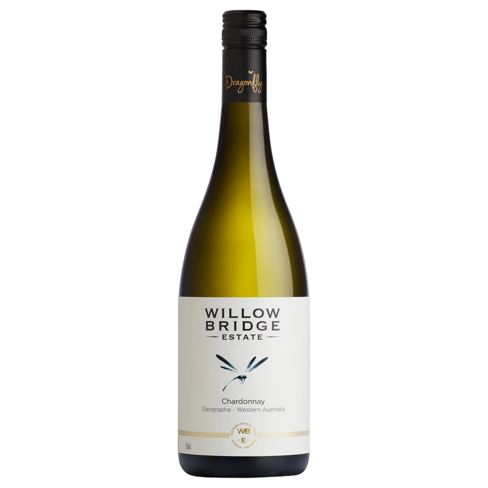 A bottle of Willow Bridge Dragon Fly Chardonnay 2025 750ml White Wine