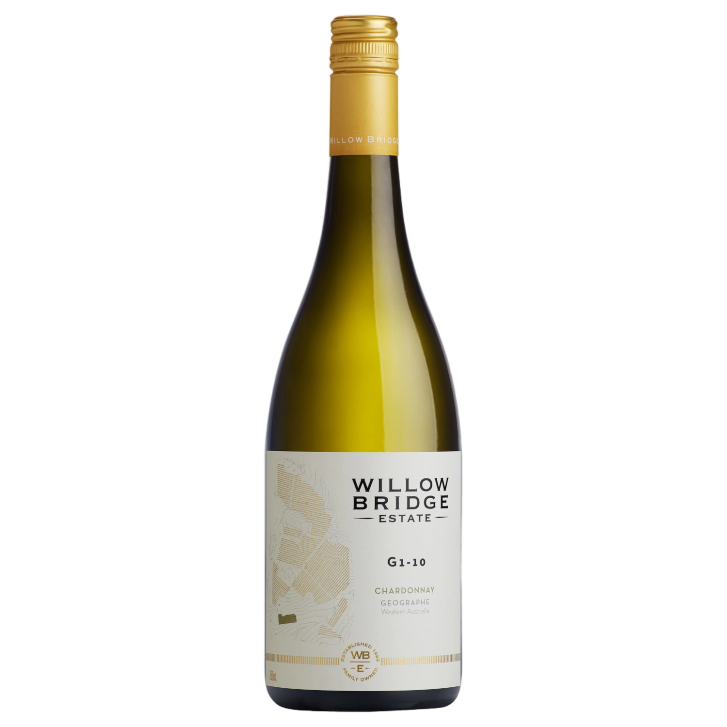 A bottle of Willow Bridge G1 10 Chardonnay 2024 750ml White Wine