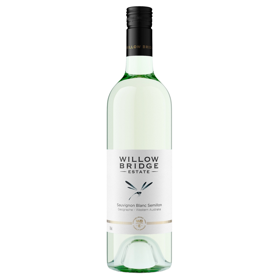 A bottle of Willow Bridge Dragon Fly Sauvignon Blanc Semillon 2024 750ml White Wine