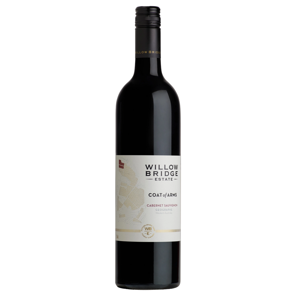 A bottle of Willow Bridge Coat of Arms Cabernet Sauvignon 2022 750ml Red Wine