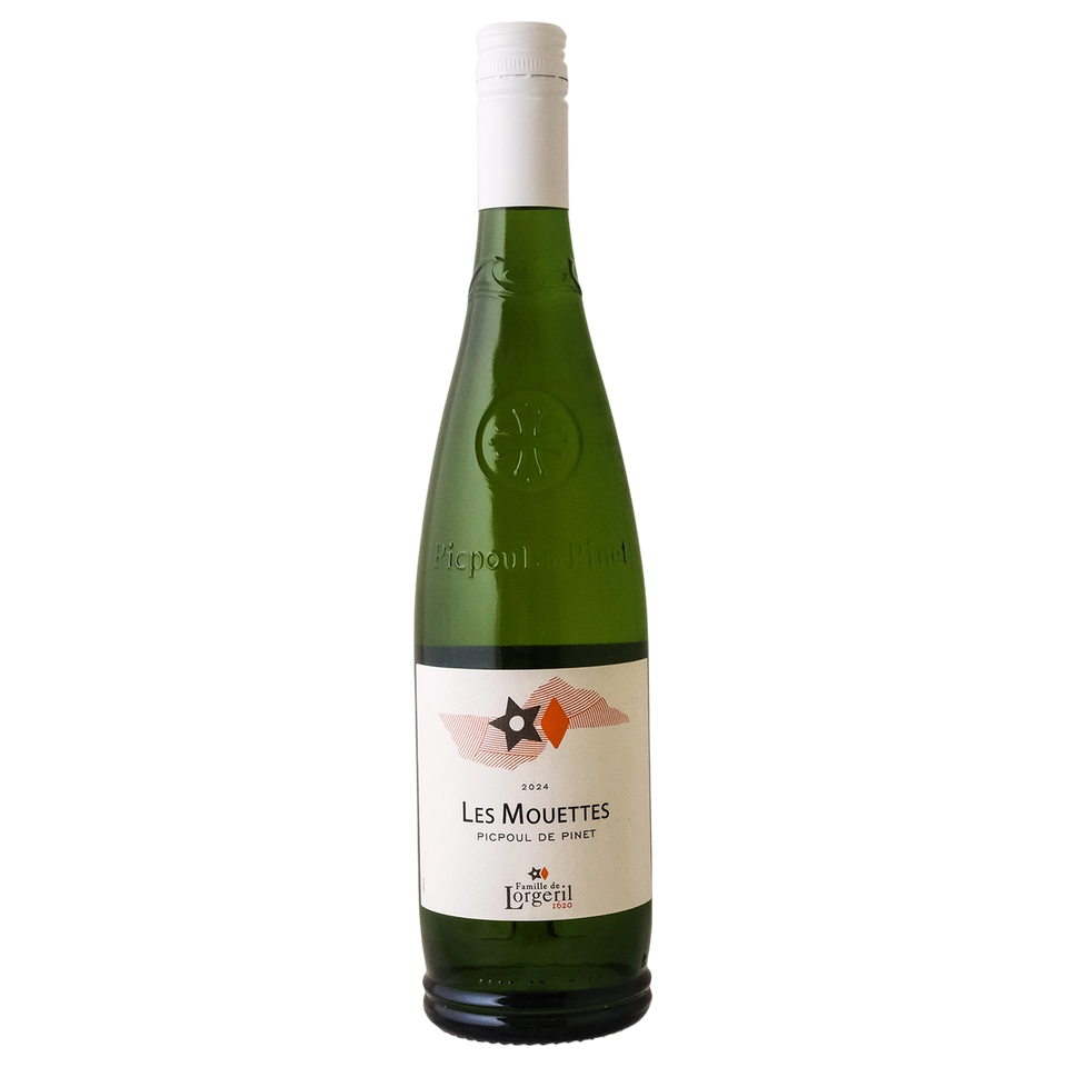 A bottle of Lorgeril Mouettes Languedoc Picpoul 2025 750ml White Wine