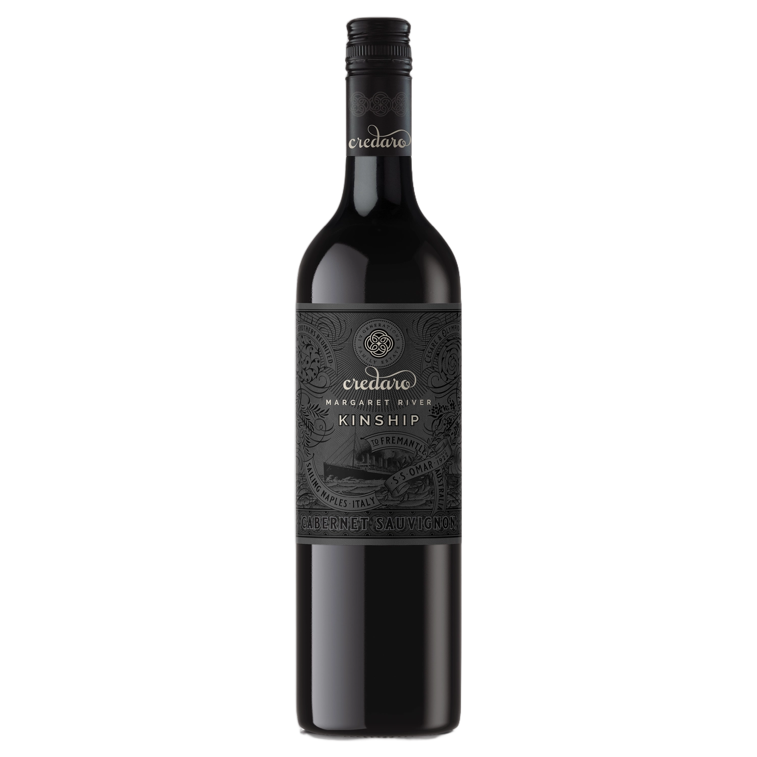 A bottle of Credaro Kinship Cabernet Sauvignon 2025 750ml Red Wine