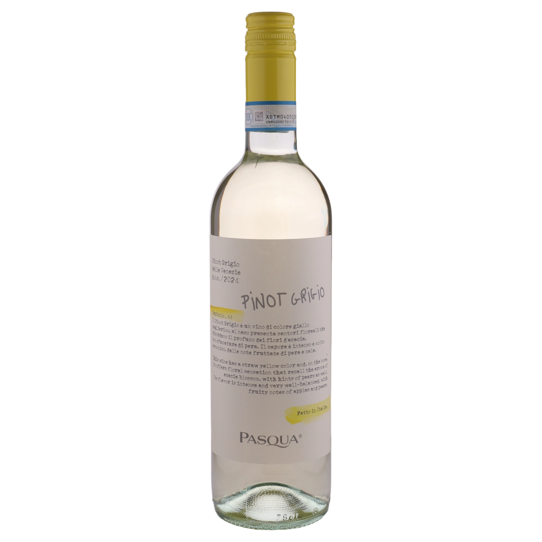 A bottle of Pasqua delle Venezie DOC Pinot Grigio 2024 750ml White Wine