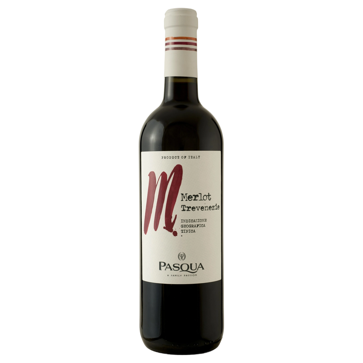 A bottle of Pasqua Merlot Tre Venezie IGT 2024 750ml Red Wine