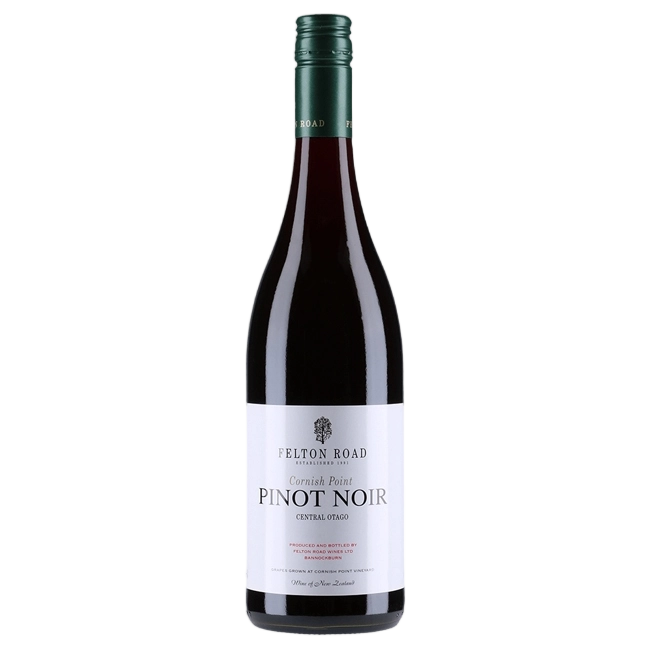 A bottle of Felton Road Cornish Point Pinot Noir 2025 750ml Red Wine