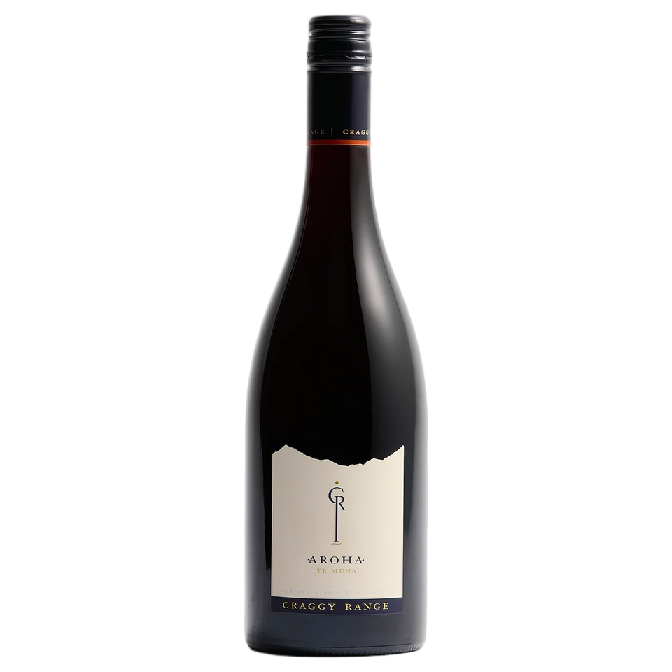 A bottle of Craggy Range Aroha Pinot Noir 2024 750ml Red Wine