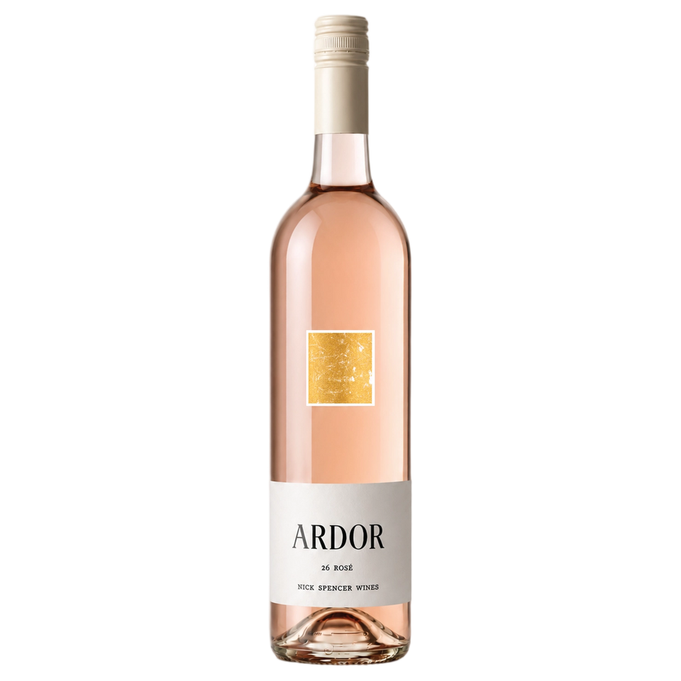 A bottle of Nick Spencer Ardor Rose 2026 750ml Rose Wine