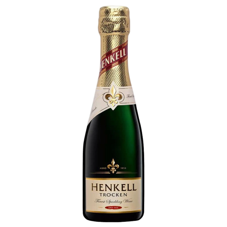A bottle of Henkell Trocken Dry NV 200ml Sparkling Wine