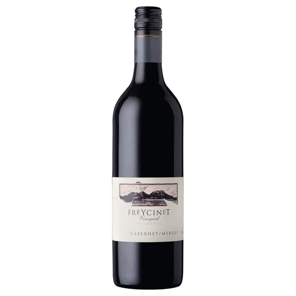 A bottle of Freycinet Cabernet Sauvignon Merlot 2024 750ml Red Wine